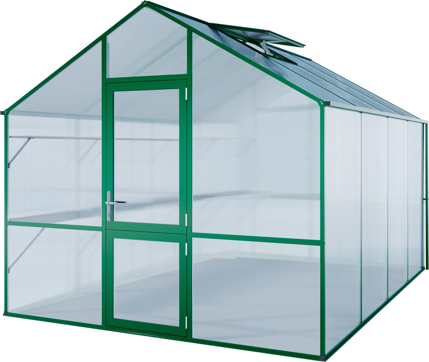 KGTKREATIVGA Gewächshaus Lilie 4 grün, 2,97x4,29x2,68m 16885865