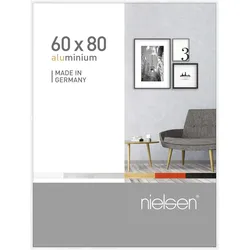 Nielsen Bilderrahmen Pixel Aluminium Weiß glanz / 60 x 80