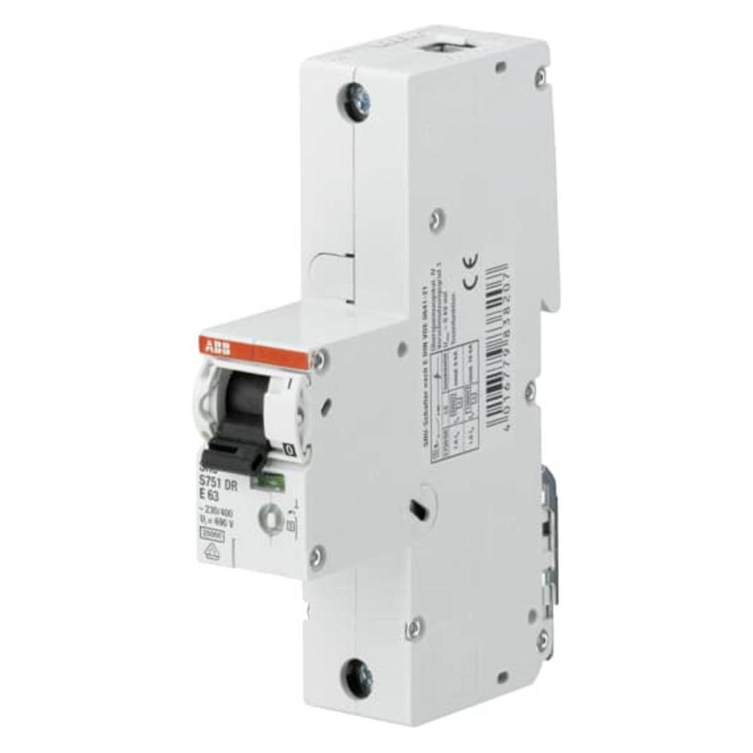 ABB S751DR-E25 sel. Haupt-LS (SHU) E-Char.,25kA,25A,1P (2CDH781001R0252)