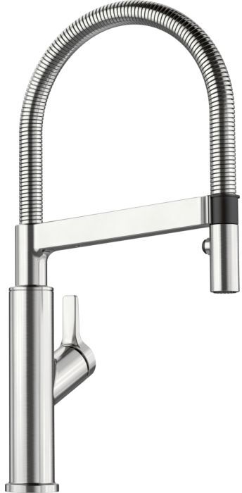 Blanco Solenta-s Küchenarmatur 522407 Hebel rechts, edelstahl finish UltraResist