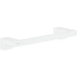 hansgrohe AddStoris Duschtürgriff 41759700 Dicke des Glases 6-12mm, Metall, mattweiß