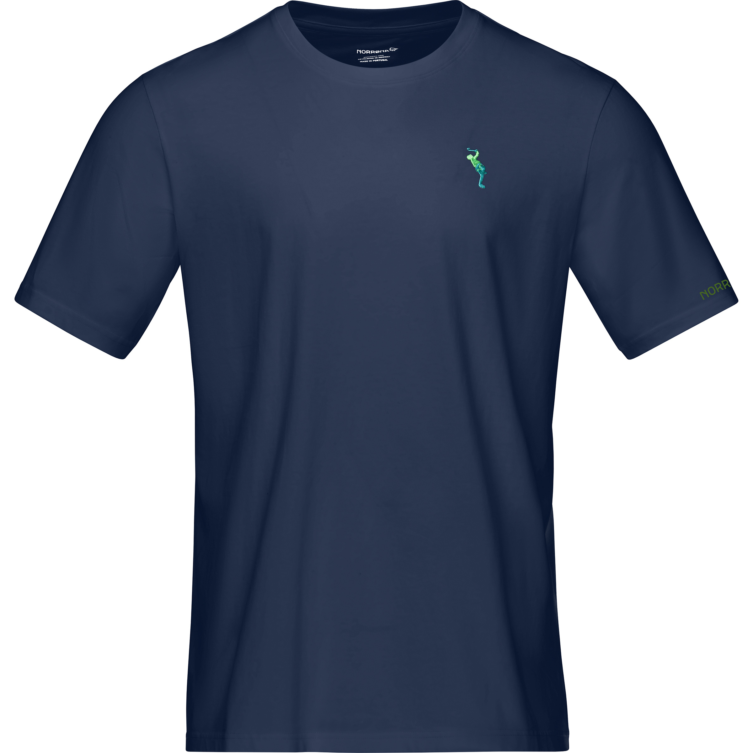 Norrona /29 Cotton Activity Embroidery Herren T-Shirts blau Größe XL Lifestyle Hautfreundlich