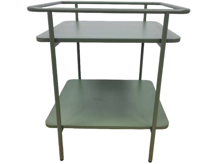 Giga Living Nachtkastje Yuba - Groen Metaal - 45x45x44\,3cm