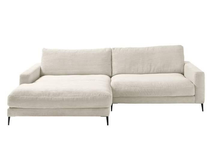 Ecksofa DOWNTOWN 170 x 272 cm Cord nature