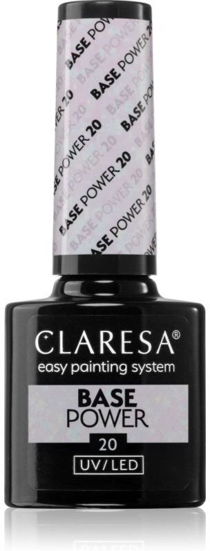 Claresa UV/LED Base Power base coat gel for gel nails shade 20 5 g