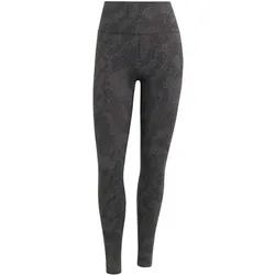ADIDAS Damen Tight All Me Print 7/8, Größe S in Grau Grau