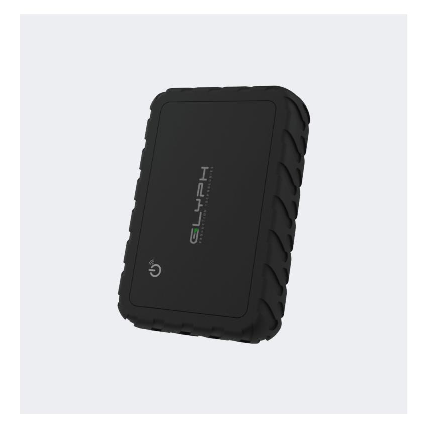 Glyph Atom EX80 - Hochleistungs-NVMe-SSD mit USB4-Typ-C (80 Gbit/s), busgespeist, mit Standortverfolgung (8 TB) (A80EX8000)