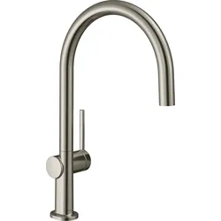 hansgrohe Talis M54 Einhebel-Küchenmischer 220, 1-jet, 72804800, Farbe: Edelstahl-finish
