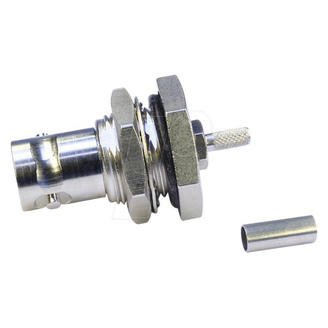 Telegärtner BNC-Kabeleinbaubuchse Crimp G04 75 Ohm, crimp/crimp, A2903, Z04, G04 (RG-179 B/U) (J01003B5032)