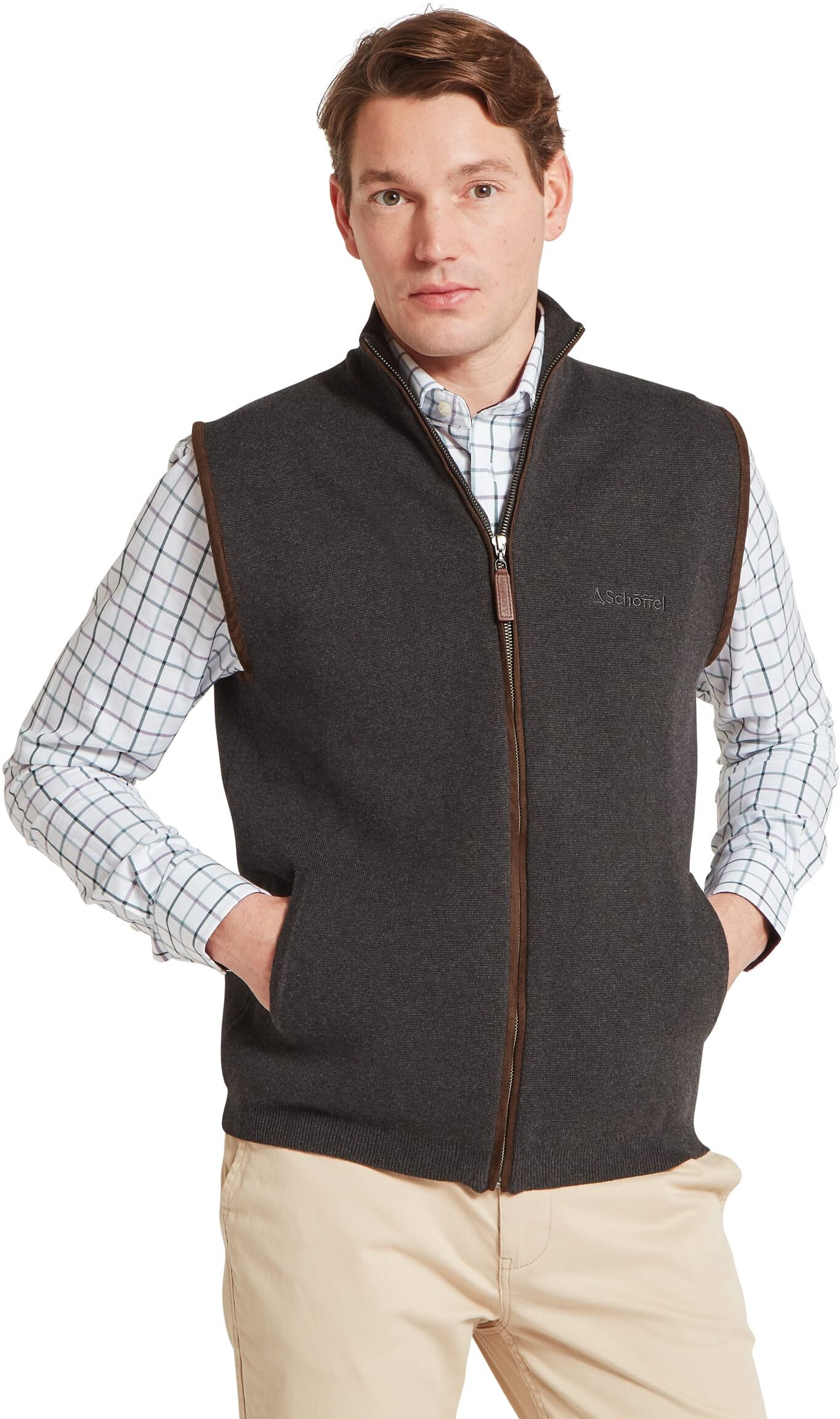 Schöffel Country Marlow Gilet - Grey - Size S - Men