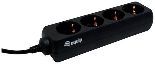 Equip 333281 Steckdosenleiste Schwarz 1 St.