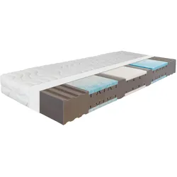 Sleepneo Ortho Dynamic Matratze 140x200, Höhe 19cm, 7-Zonen Gel Matratze H2&H3, Öko-Tex zertifiziert, Made in Germany