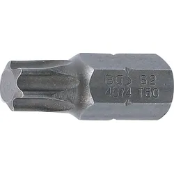 BGS Bit | Länge 30 mm | Antrieb Außensechskant 10 mm (3/8"") | T-Profil (für Torx...