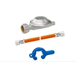 GOK Einflaschenanlage für Kleinflaschen Regl.-Schl.-Set EN61 1,5kg/h 50mbar 6,3 x 3,5-400 mm