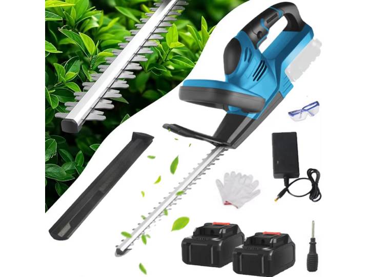 OWJHE Taille-haie électrique sans fil 20000 tr/min, efficace, 3500W, outils de taille des arbustes de jardin, pour batterie Makita 18v
