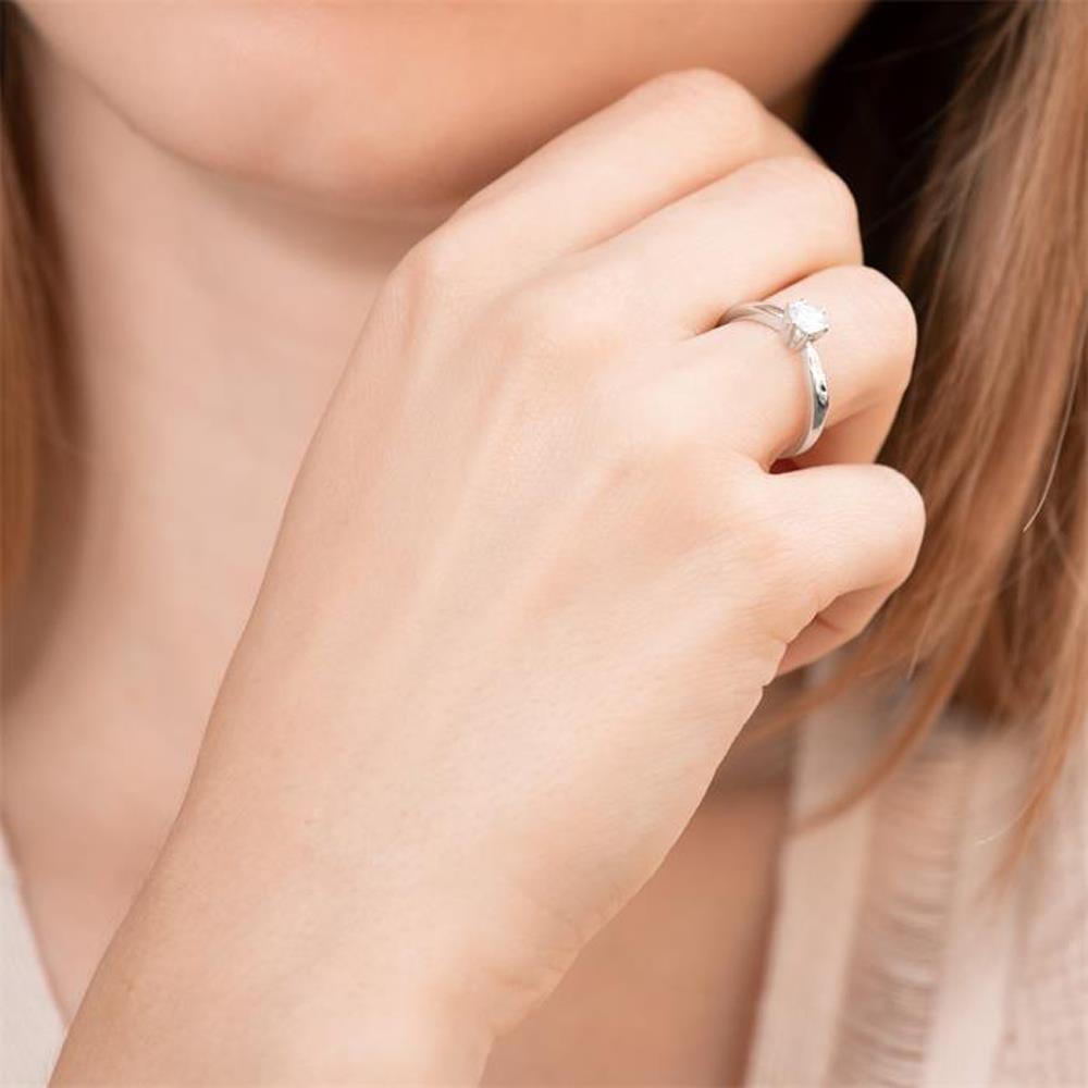 Unique Silber Ring Zirkonia