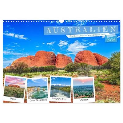 Australien - Grandiose Landschaften am Ende der Welt (Wandkalender 2026 DIN A3 quer), CALVENDO Monatskalender