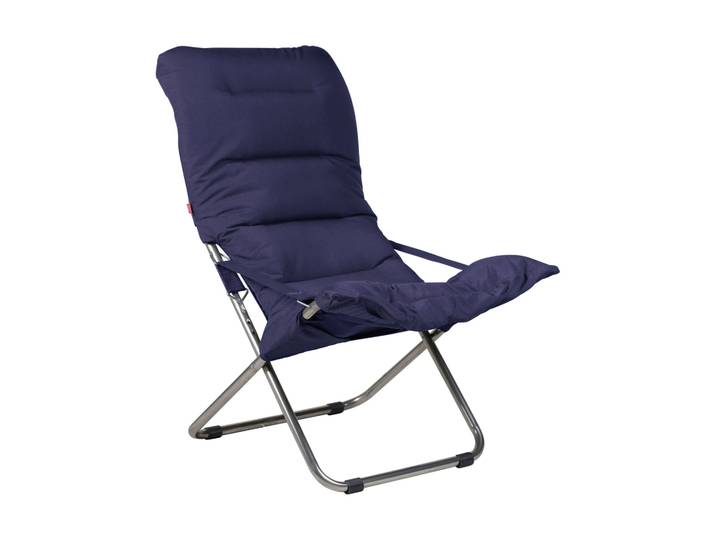 Fiam Fiesta Soft Sonnenliege Stoff navy, Aluminiumgestell