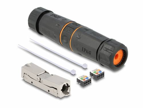Delock Netzwerk Adapter [1x LSA - 1x LSA] Schwarz