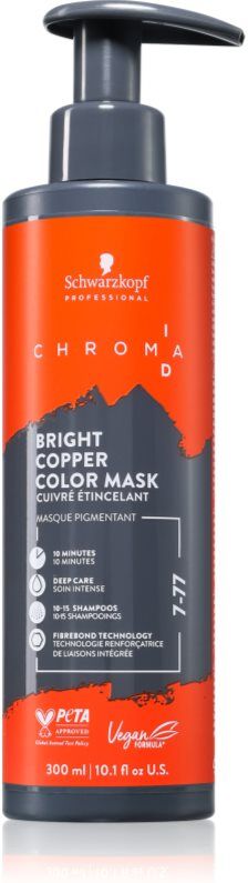 Schwarzkopf Professional Chroma ID Color Mask intensive Farbmaske für das Haar Farbton 7-77 Bright Copper 300 ml