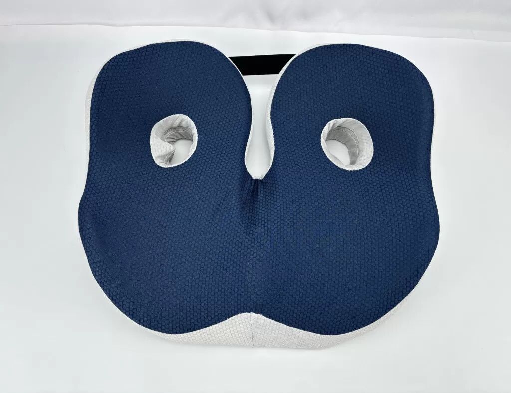 INF Ergonomisches Memory Foam-Sitzkissen Navy blau