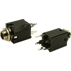 Cliff FM6704 Klinken-Steckverbinder 6.35 mm Buchse, Einbau vertikal Polzahl: 2 Mono 1 St.