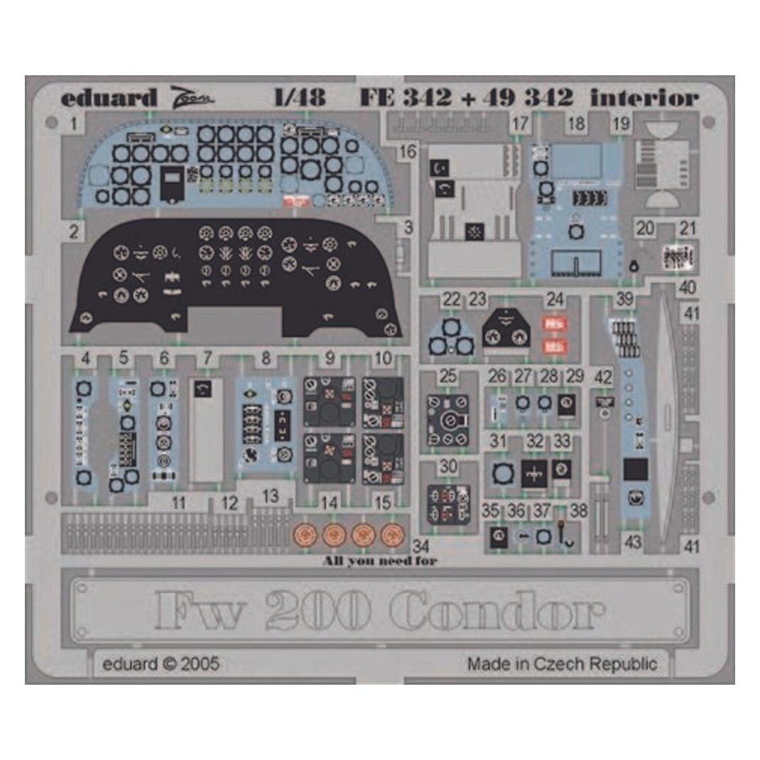 Eduard Fw 200 Condor interior (FE342)