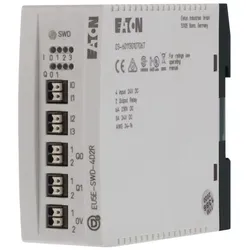 Eaton 116383 SWD-Ein-/Ausgabemodul, 24 V DC, 4 digitale Eingänge, 2 digitale Relais-Ausgänge 3 A EU5E-SWD-4D2R
