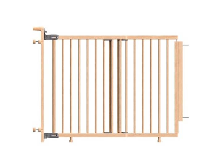 DOLLE Treppenschutzgitter Kinderschutzgitter aus Buche 74,5 bis 114 cm