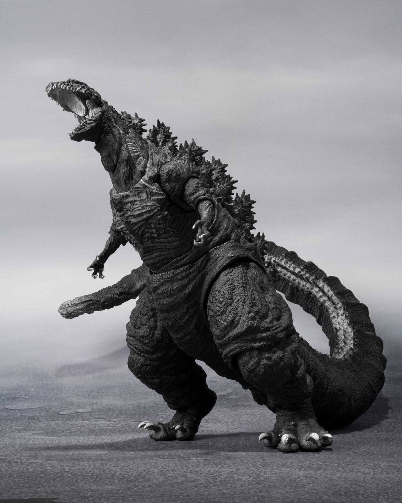 Bandai Tamashii Nations Godzilla S.H. MonsterArts actiefiguur Godzilla (2016) vierde orthochrome versie, 18 cm