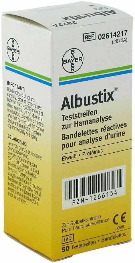 Albustix Teststreifen 50stk