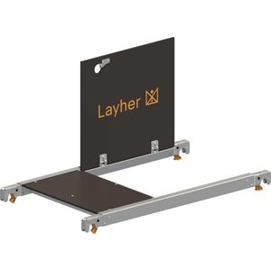 Layher Belagbühne 1242.113, aus Holz, mit Durchstiegsluke, für Gerüst SoloTower, (LxB) 113 x 68cm