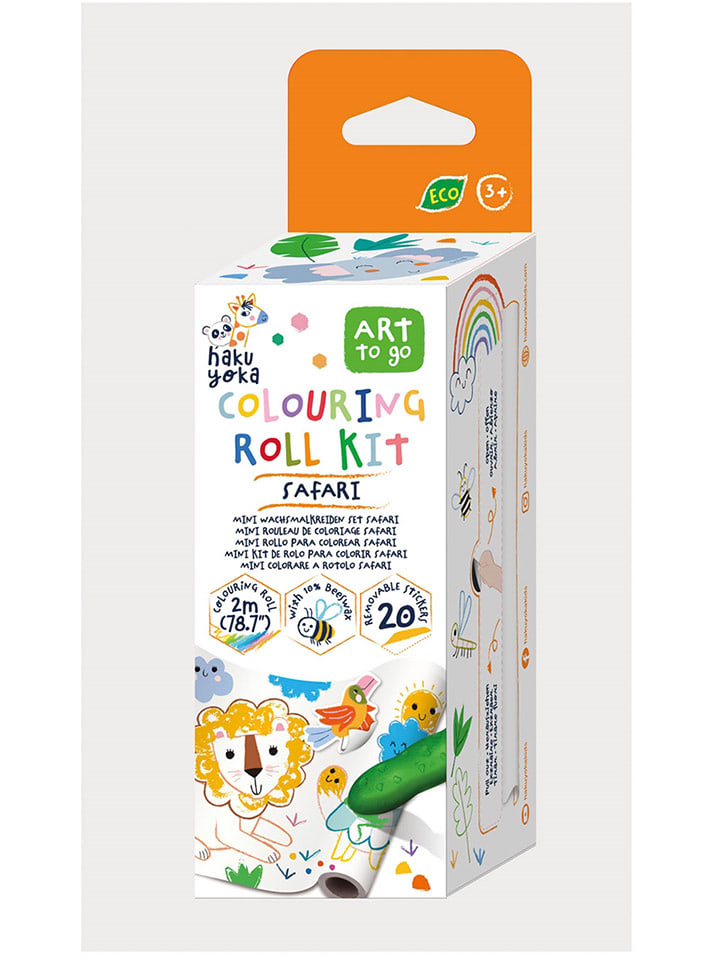 haku yoka Mini Malrollen-Set "Safari" - ab 3 Jahren - onesize
