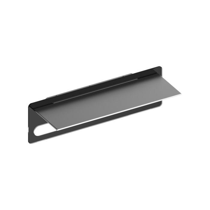 Keuco Edition 400 Handtuchablage 1157517030 600 mm, silber eloxiert, Glas weiß klar