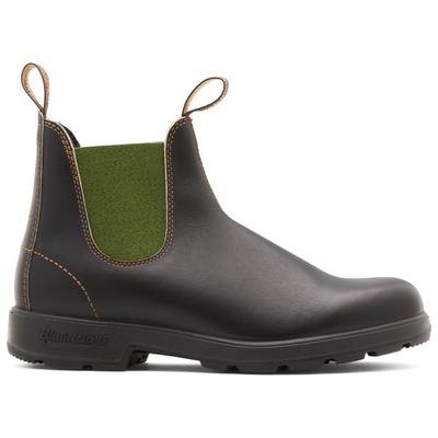 Blundstone - Stout Brown Leather With Olive Elastic #519 - Freizeitstiefel UK 7 | EU 41 grau