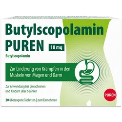 BUTYLSCOPOLAMIN PUREN 10 mg überzogene Tab. 20 St