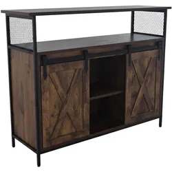 Relaxdays, Kommode + Sideboard, Sideboard (100 x 33 x 80 cm)