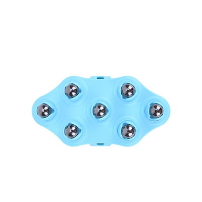 Metal Roller Ball Massage Glove Perfect Wellness & Relaxation Gift Blue