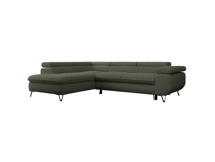 ECKSOFA PEDRO L Grün Boucle - Links Seite