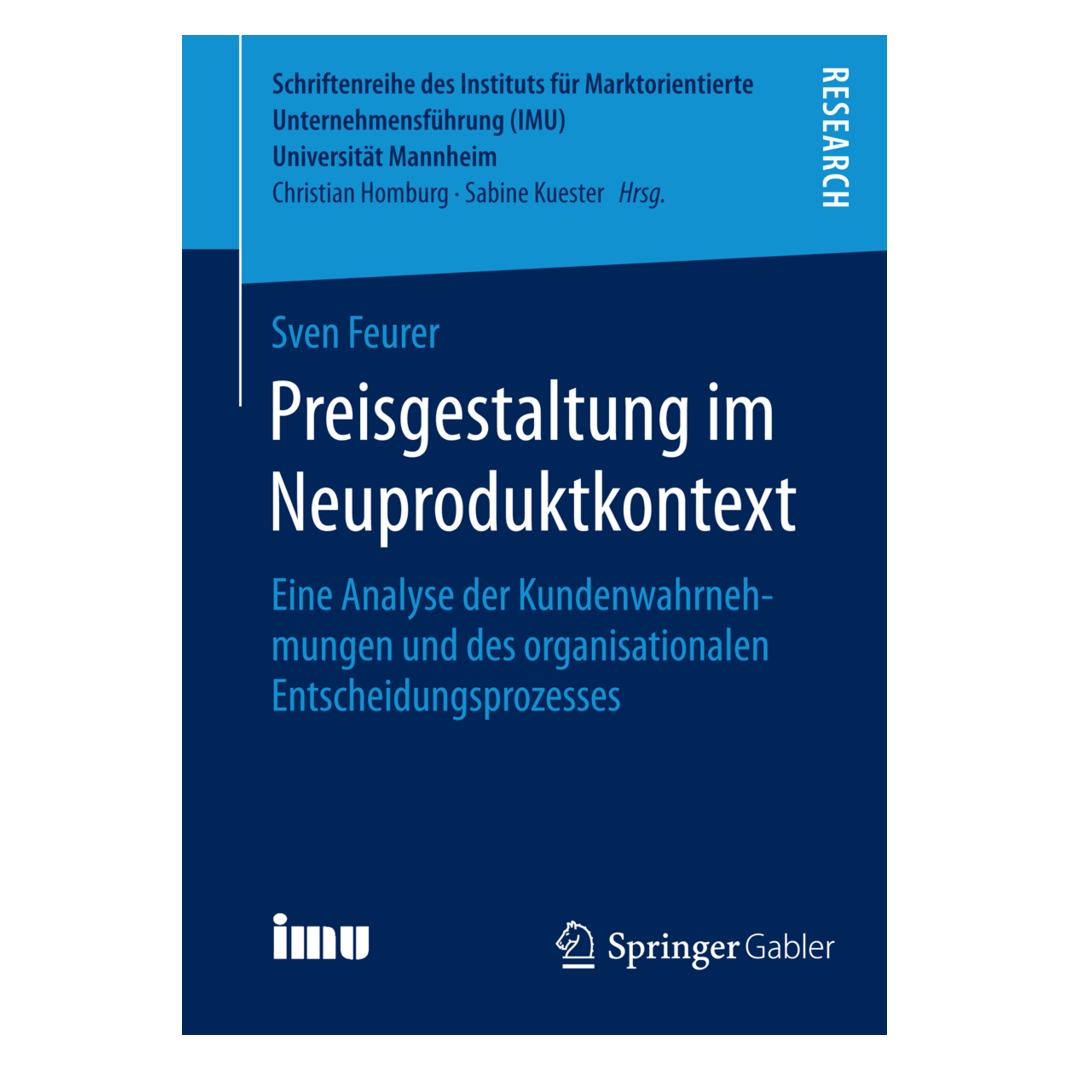 Springer Preisgestaltung im Neuproduktkontext (Deutsch, Softcover, Sven Feurer) (35150335)