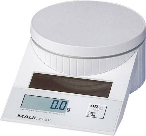 Maul MAULtronic S 5000 Briefwaage 1515002 Wägebereich (max.) 5 kg Ablesbarkeit 2 g, 5 g Weiß
