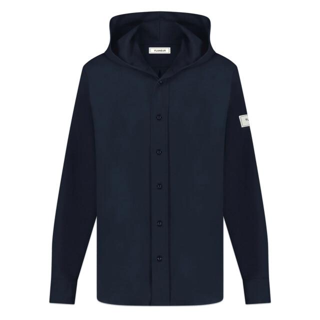 Flaneur Homme Heren atelier hooded shirt