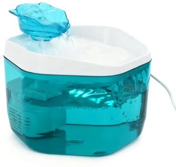 Inspire Essentials FlowSip USB Cat Water Fountain blue