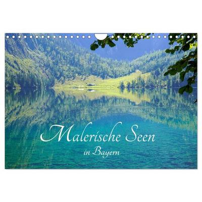 Malerische Seen in Bayern (Wandkalender 2026 DIN A4 quer), CALVENDO Monatskalender