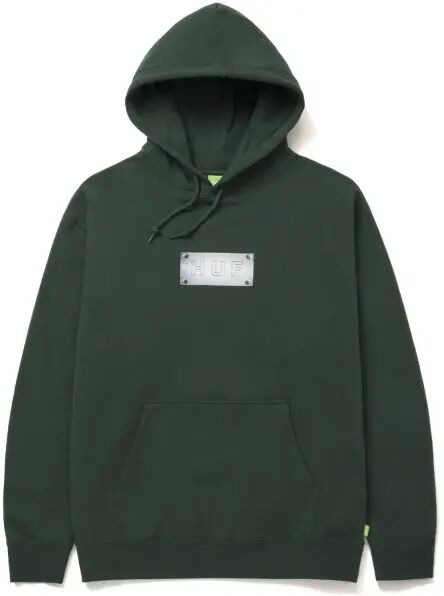 HUF Hardware Felpa con cappuccio (S - Forest Green) taglia S