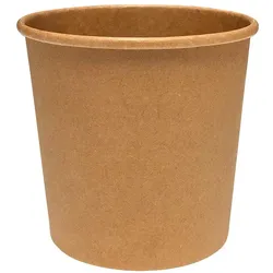 MONOUSO - Kraft-Kraft Pappbecher 12Oz/350ml Ø9,0cm (500 Stück)