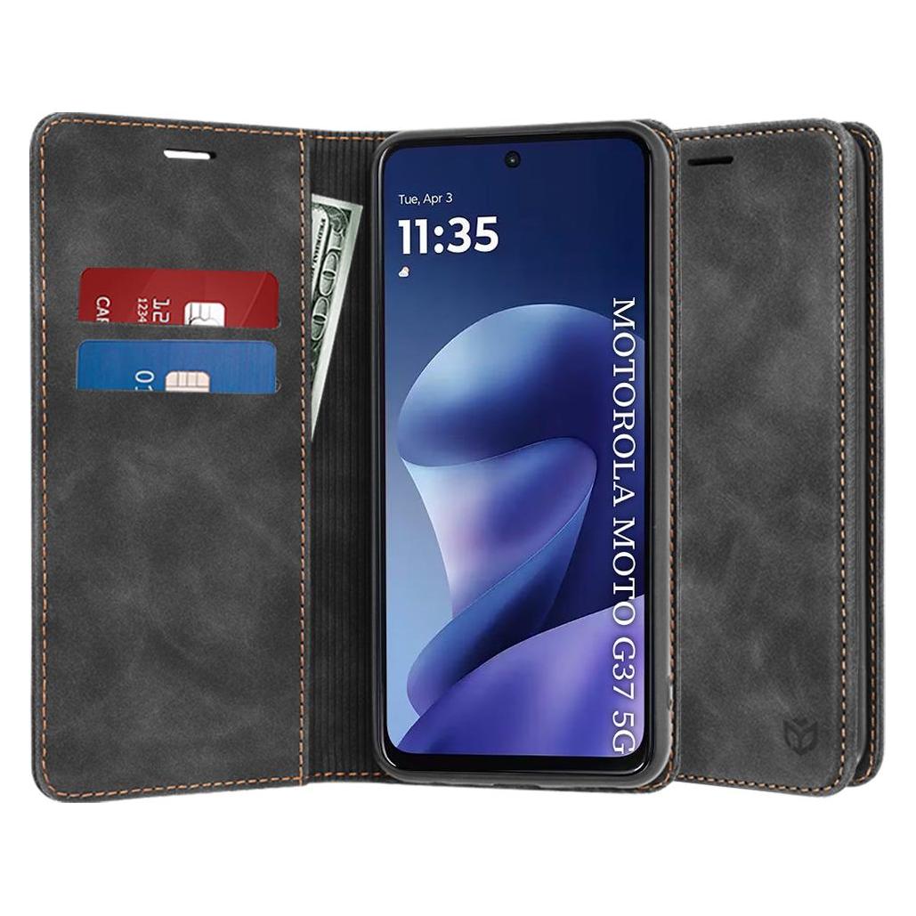 Techsuit - Confy Cover - Motorola Moto G37 / G37 Power / G47- Black (Motorola Moto G37 Power) (70188378)
