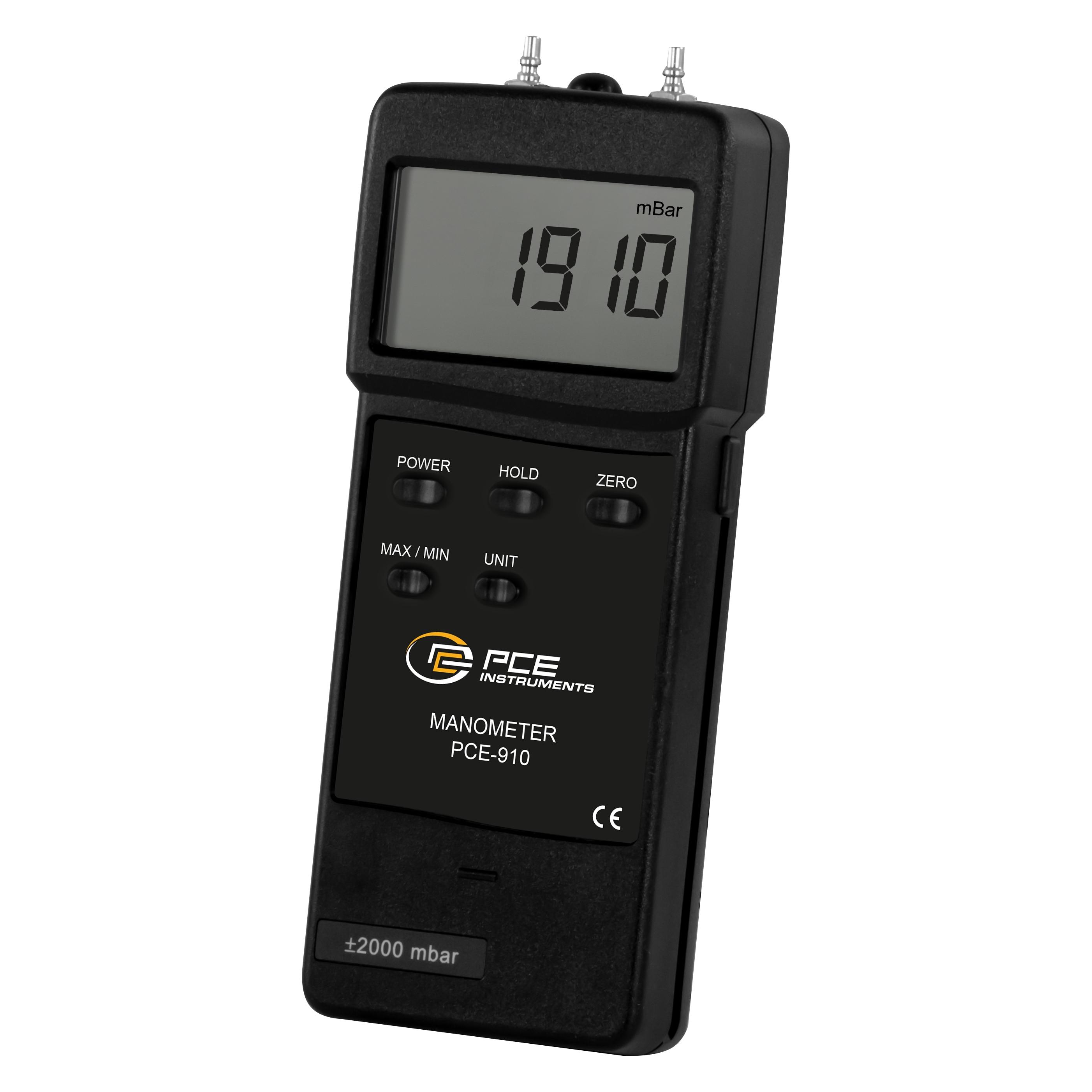 PCE Instruments Luft Flüssigkeits - Druckmessgerät (Druckmessgerät) (PCE-910)