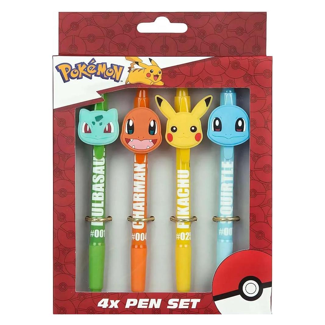 Undercover Set mit 4 Pokémon-Kugelschreibern (4x) (PKHX0467)