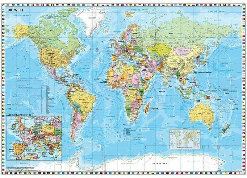 Schmidt Puzzles - Planisphère - 1500 pcs